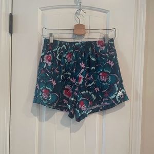 Adidas Floral Athletic Shorts, Small